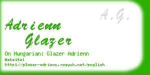 adrienn glazer business card